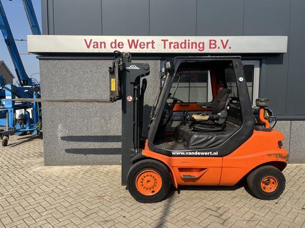Grote foto linde h30t 03 triplo 430 freelift sideshift vorkversteller lpg 2002 agrarisch heftrucks