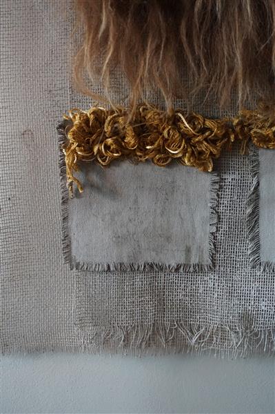 Grote foto wanddoek ijslands bruin schapenvacht h75 x b50 cm huis en inrichting woningdecoratie