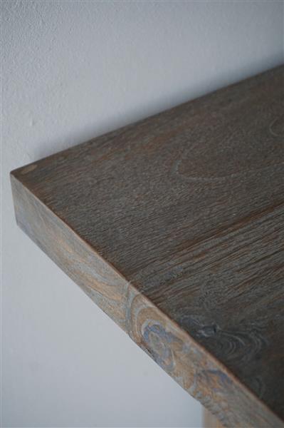 Grote foto oude houten sidetable h86 x b190 x d46 cm huis en inrichting woningdecoratie