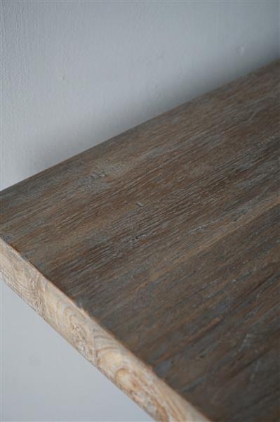 Grote foto oude houten sidetable h86 x b140 x d44 cm huis en inrichting woningdecoratie