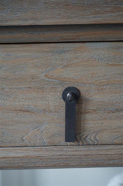 Grote foto oude houten sidetable h86 x b140 x d44 cm huis en inrichting woningdecoratie