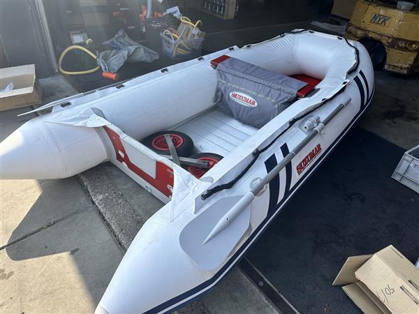 Grote foto a rubberboot suzumar aluminium vlonderbodem nieuwe boot watersport en boten motorboten en jachten