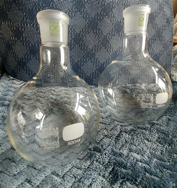 Grote foto laboratoriumglas bolbodemkolven diversen overige