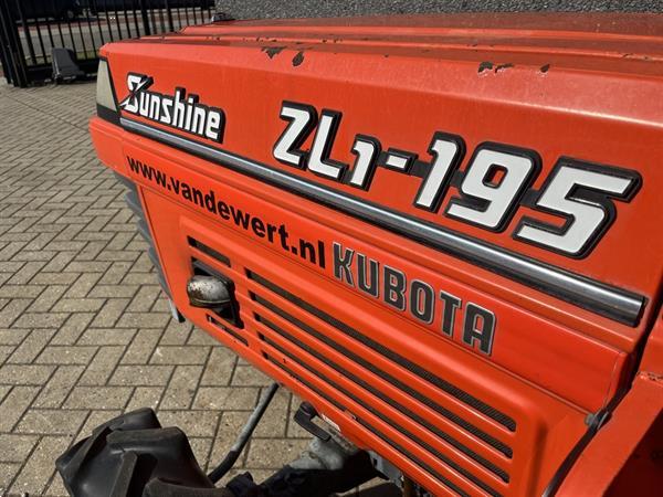 Grote foto minitractor midetractor kubota sunshine zl1 195d 4x4 diesel agrarisch tractoren