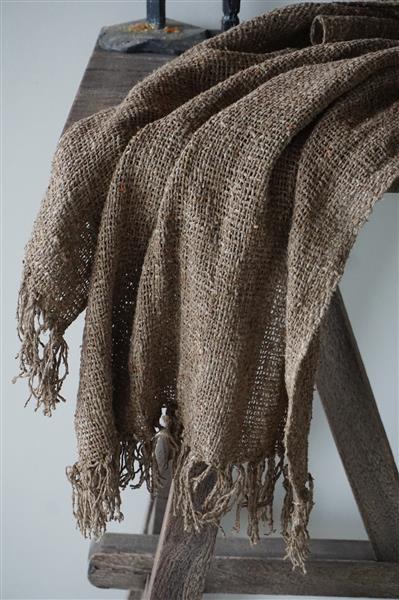 Grote foto shabby doek leem l155 x b55 cm huis en inrichting woningdecoratie
