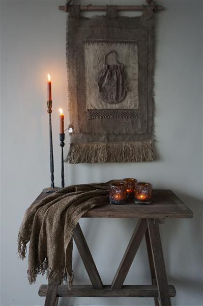 Grote foto shabby doek leem l155 x b55 cm huis en inrichting woningdecoratie