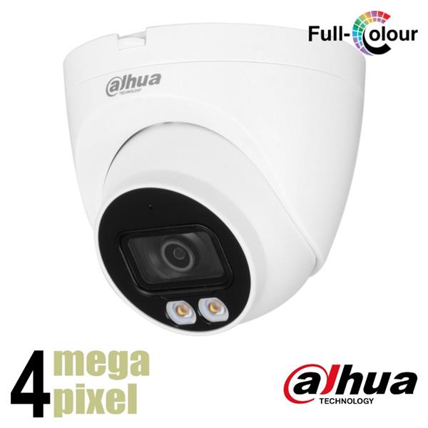 Grote foto dahua 4mp ip camera full color microfoon 2.8mm lens hdw2449t s il audio tv en foto videobewakingsapparatuur