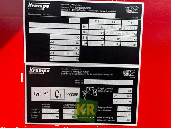 Grote foto krampe big body 700 30144 agrarisch aanhangwagens