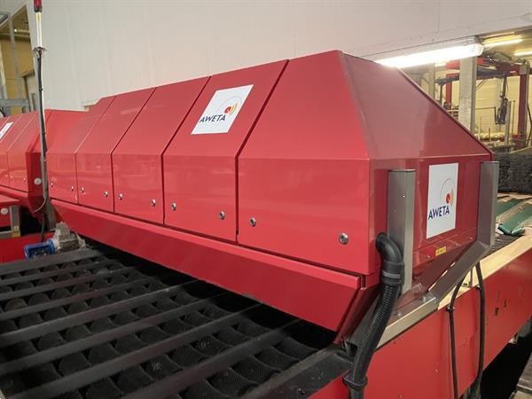 Grote foto aweta 2xg av 8 36 1 sorteerlijn voor appels en peren met 2 x 8 banen en 32 uitgangen agrarisch tuinbouw