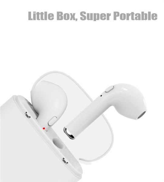 Grote foto bluetooth in ear oortjes in ear draadloos i7s geen airpods 3 kleuren laadbox audio tv en foto koptelefoons