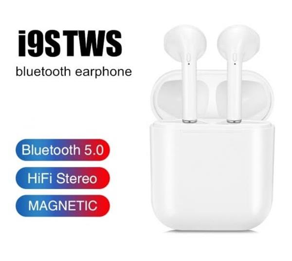 Grote foto bluetooth in ear oortjes in ear draadloos geen airpods i9s wit audio tv en foto koptelefoons