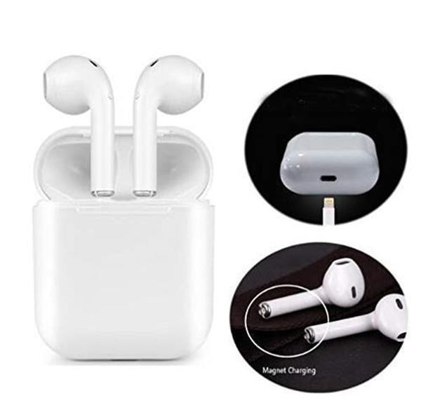Grote foto bluetooth in ear oortjes in ear draadloos geen airpods i9s wit audio tv en foto koptelefoons