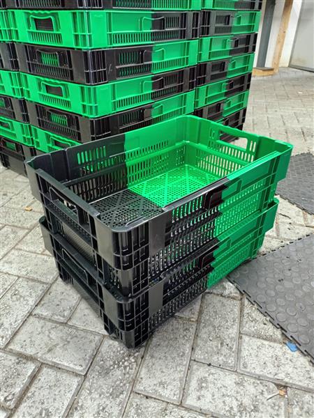 Grote foto nieuwe krattten groen zwart watersport en boten accessoires en onderhoud