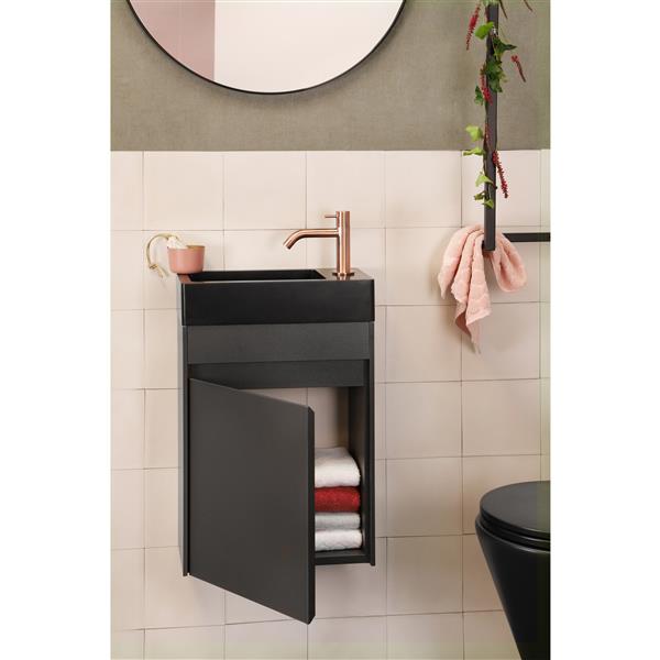 Grote foto fontein hura l bombai zwart h11 5 x b40 x d22 cm huis en inrichting complete badkamers