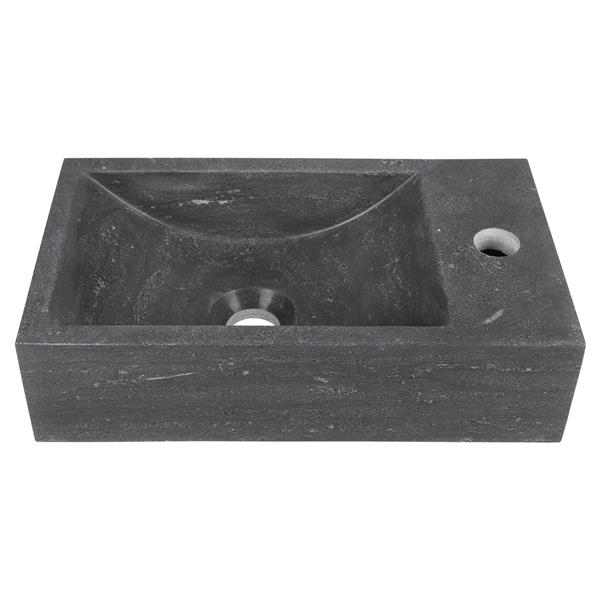 Grote foto fontein hura l limestone h11 x b40 x d22 cm huis en inrichting complete badkamers