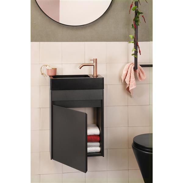 Grote foto fontein hura l bombai zwart h11 5 x b40 x d22 cm huis en inrichting complete badkamers
