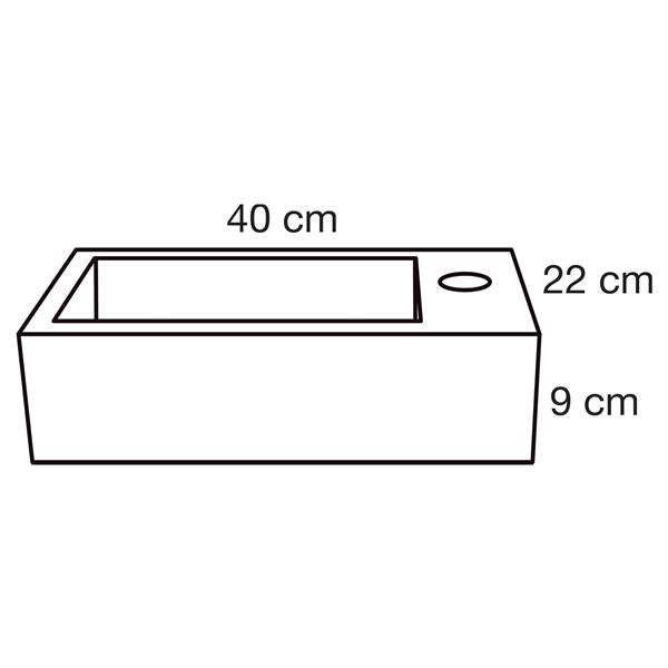 Grote foto fontein hura l bombai zwart h11 5 x b40 x d22 cm huis en inrichting complete badkamers