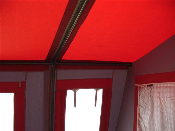 Grote foto roadmaster family extra s. kleur grijs rood caravans en kamperen vouwwagens