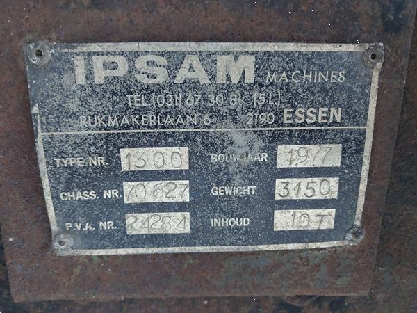 Grote foto ipsam kipper 10 ton agrarisch aanhangwagens