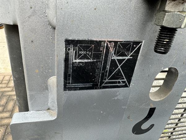 Grote foto vs 21863 elektrische duo stapelaar exd sf 20 initiele lift 1580mm doe het zelf en verbouw hefwerktuigen