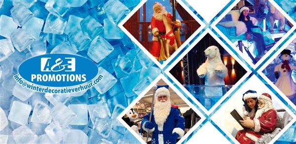 Grote foto kerstman 6m hoog verhuur reuze kerstman assen diensten en vakmensen bedrijfsuitjes