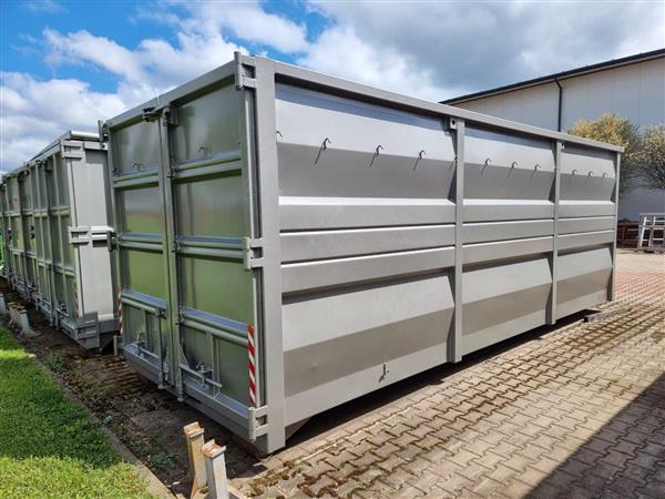 Grote foto de nieuwe modellen gezette containers doe het zelf en verbouw afvalverwerking