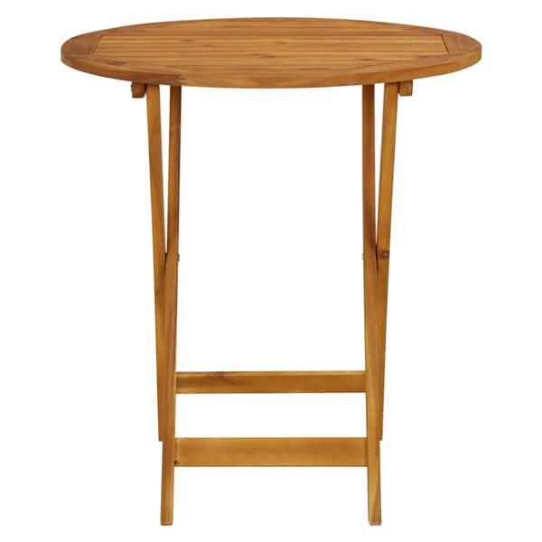 Grote foto vidaxl 3 delige bistroset stof en massief hout taupe tuin en terras tuinmeubelen