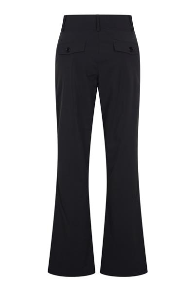 Grote foto travel pantalon uni black 2195 kleding dames overige kledingstukken