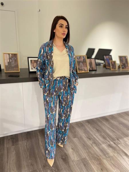 Grote foto eliane blazer 24vqg24 bermudablauw kleding dames jassen zomer