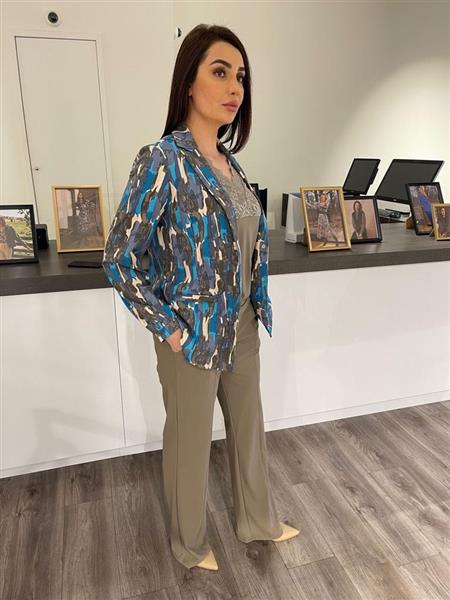 Grote foto eliane blazer 24vqg24 bermudablauw kleding dames jassen zomer
