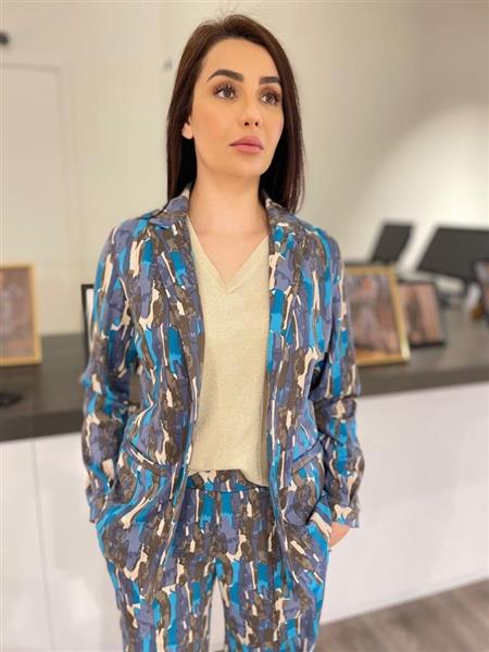 Grote foto eliane blazer 24vqg24 bermudablauw kleding dames jassen zomer