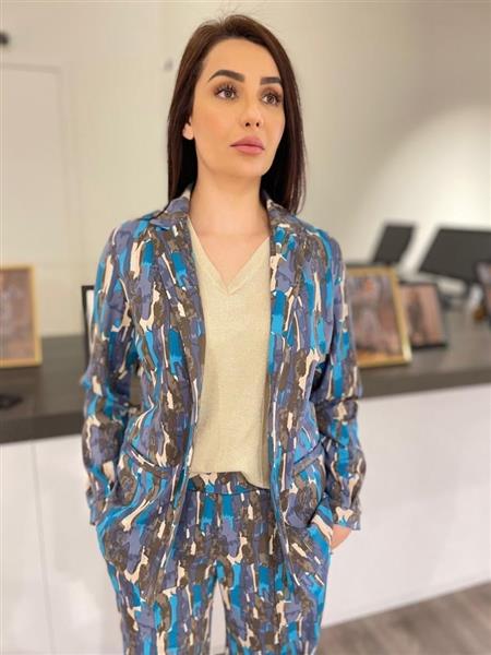 Grote foto eliane blazer 24vqg24 bermudablauw kleding dames jassen zomer