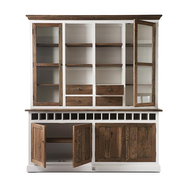 Grote foto buffetkast met wijnrek drijfhout huis en inrichting woningdecoratie
