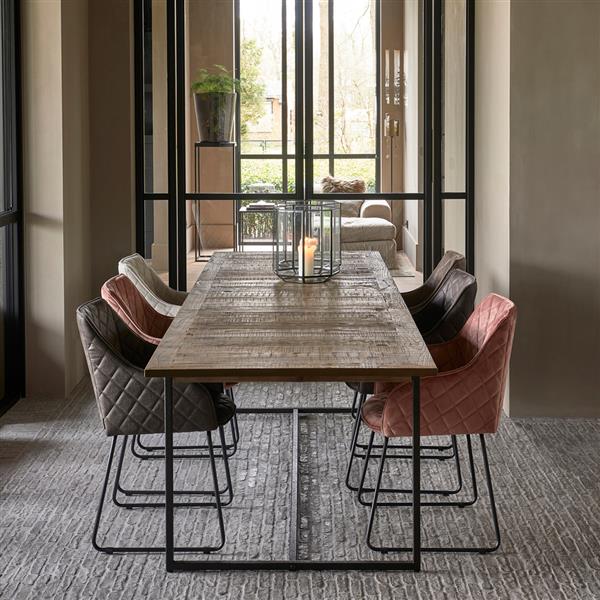 Grote foto shelter island eettafel robuust huis en inrichting woningdecoratie