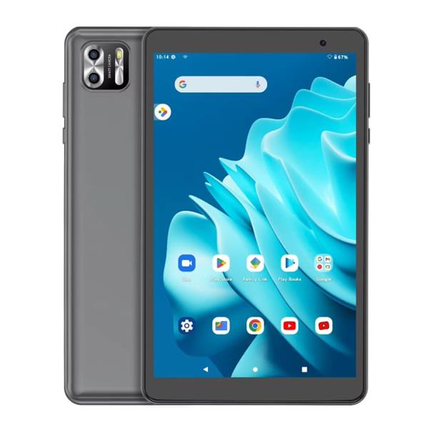 Grote foto b8 tablet 8 inch display 64 gb opslag 2 mp 8 mp camera 5000mah batterij grijs telecommunicatie mobieltjes