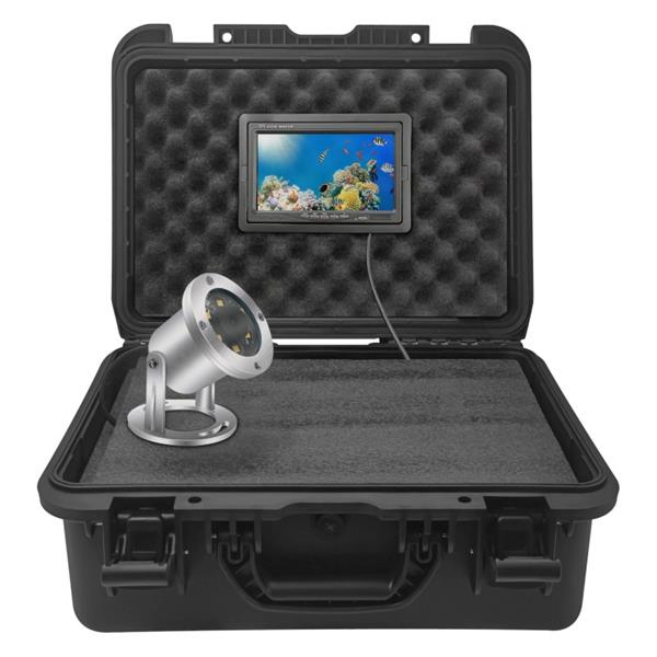 Grote foto onderwatercamera koffer dvr functie 1000tvl 50 meter kabel uwc06 50 audio tv en foto professionele video apparatuur