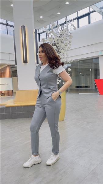 Grote foto gilet chastar 51140 silver kleding dames truien en vesten