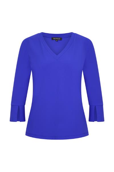 Grote foto travel top 3 4 mouw 2329 cobalt kleding dames blouses