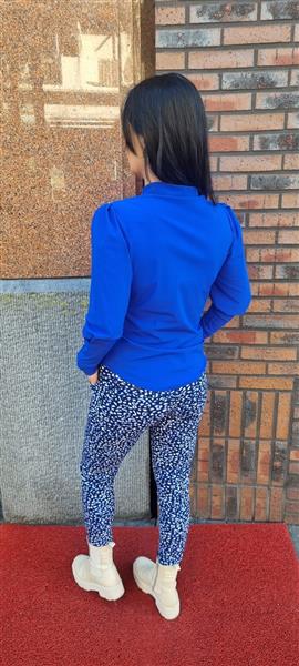 Grote foto travel top 3 4 mouw 2329 cobalt kleding dames blouses