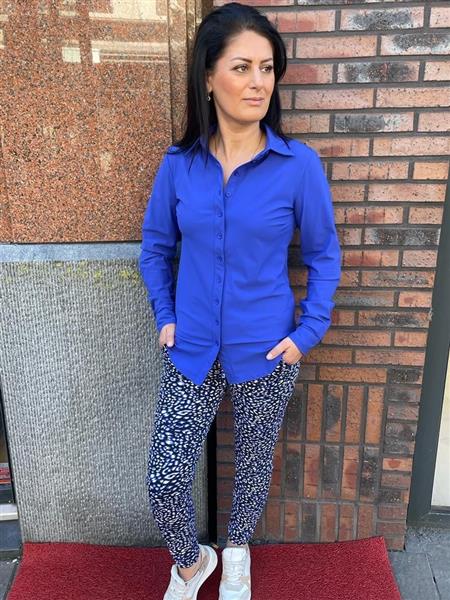 Grote foto travel blouse 60840 cobalt kleding dames blouses