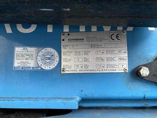 Grote foto ruthmann bluelift sa 18 doe het zelf en verbouw hoogwerkers