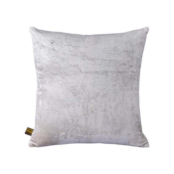 Grote foto curt cream fluwelen vierkante kussen met vierkante print 50h x 50l huis en inrichting woningdecoratie