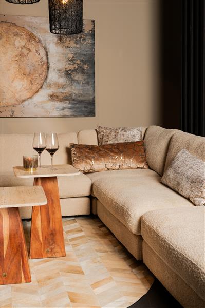 Grote foto curt cream fluwelen vierkante kussen met vierkante print 50h x 50l huis en inrichting woningdecoratie