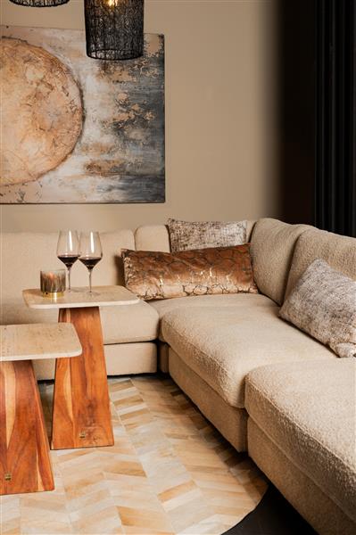 Grote foto curt cream fluwelen vierkante kussen met vierkante print 50h x 50l huis en inrichting woningdecoratie
