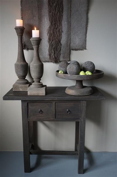 Grote foto sidetable vintage 2 lades h80 x b91 x d40 5 cm huis en inrichting woningdecoratie