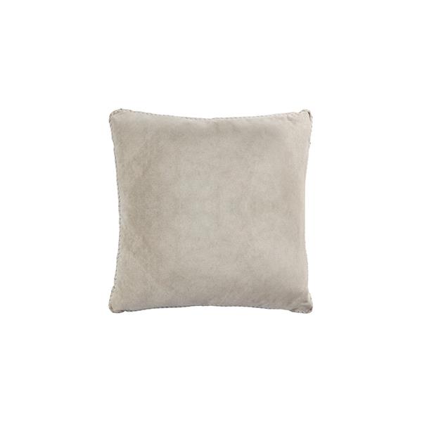 Grote foto suky taupe su de leren kussen vierkant 60h x 60l huis en inrichting woningdecoratie
