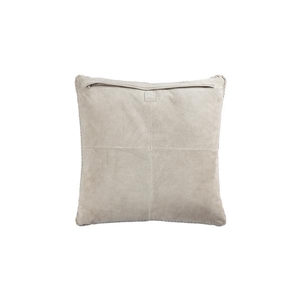 Grote foto suky taupe su de leren kussen vierkant 60h x 60l huis en inrichting woningdecoratie