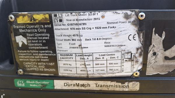 Grote foto hyster s3.0 ft spacesaver 2015 agrarisch heftrucks