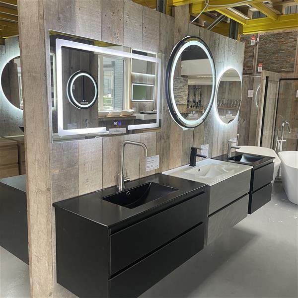 Grote foto aktie badkamerspiegel led verwarming n 95 huis en inrichting badkamerspiegels