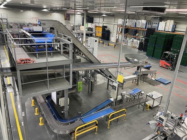 Grote foto bordes voor afweger met aanvoerbanden en doseerbunker doe het zelf en verbouw afvalverwerking